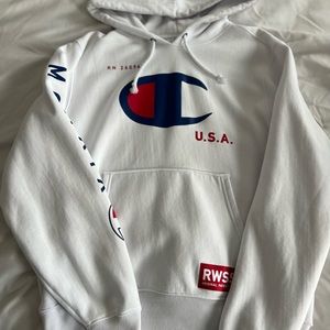 White Champion Hoodie